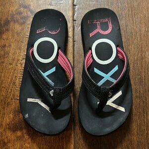 Roxy Girls Black Sandals
